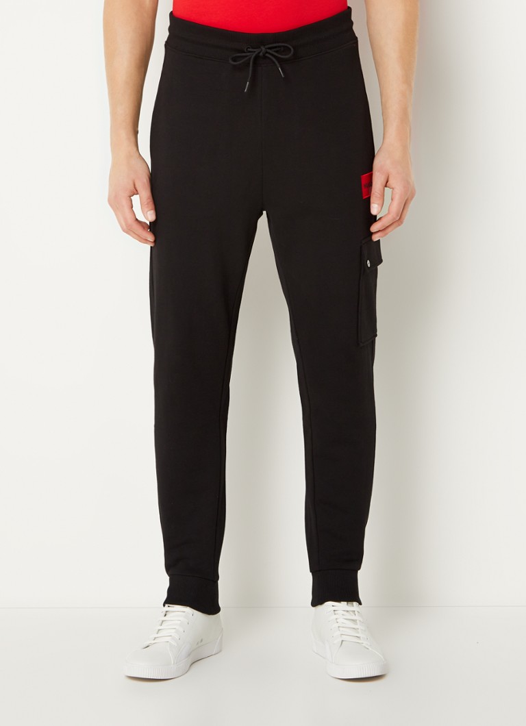 Pantaloni de trening HUGO BOSS slim fit cu buzunar cu clapă