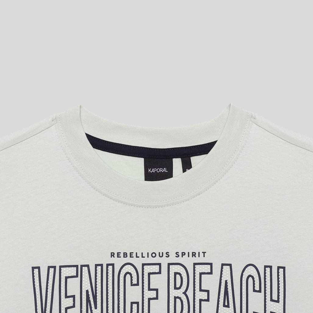 OPALE  T-shirt vert Garçon 100% coton bio