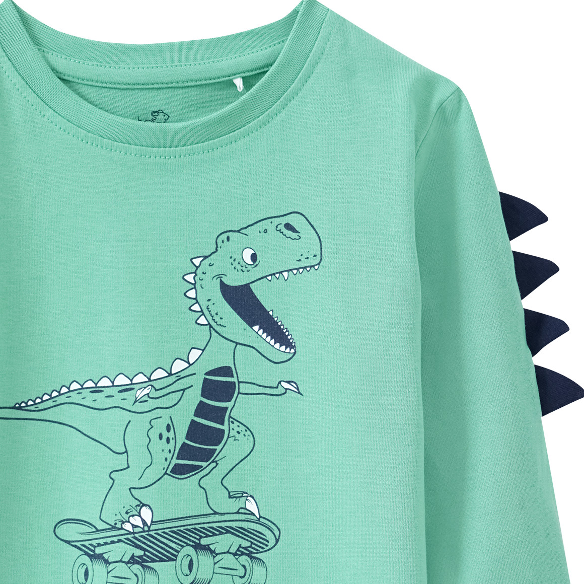 Jungen Langarmshirt mit Dino-Motiv