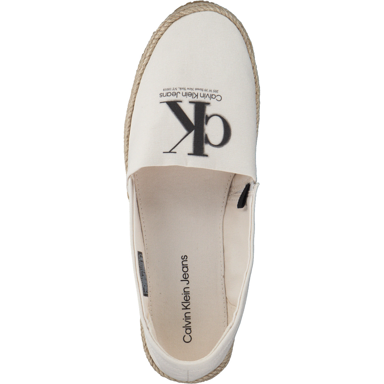 Calvin Klein YW0YW01032, Slipper, Damen, weiss
