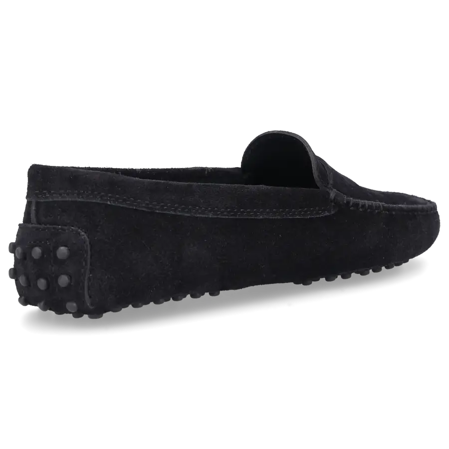 Tod's - Mokassins GOMMINI Veloursleder - schwarz