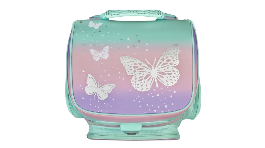 Scooli Butterfly EasyFit Schulranzen-Set 5teilig