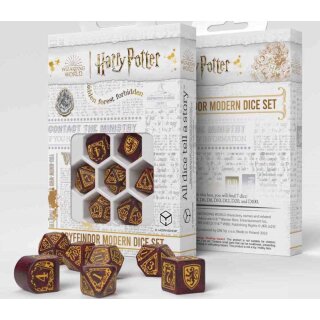 Harry Potter - Gryffindor Modern Dice Set - Red (7)