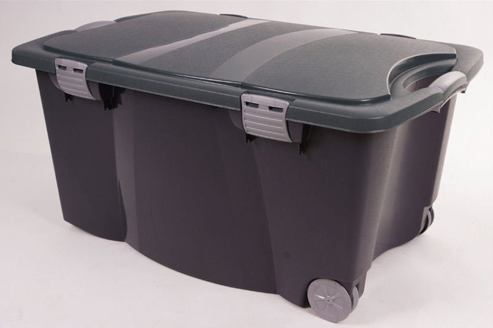 Spetebo Unterbettkommode Allzweckbox mit Klappverschluss - 120 Liter