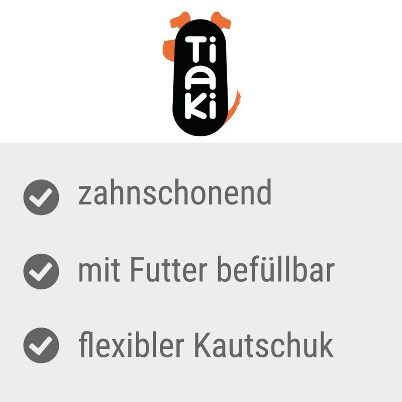 TIAKI Hundespielzeug Rugby Treat zu TOP-Preisen