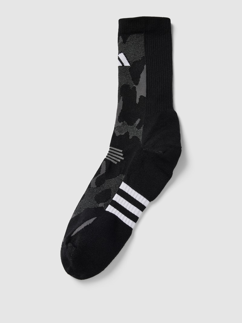 Socken mit Label-Stitching in schwarz