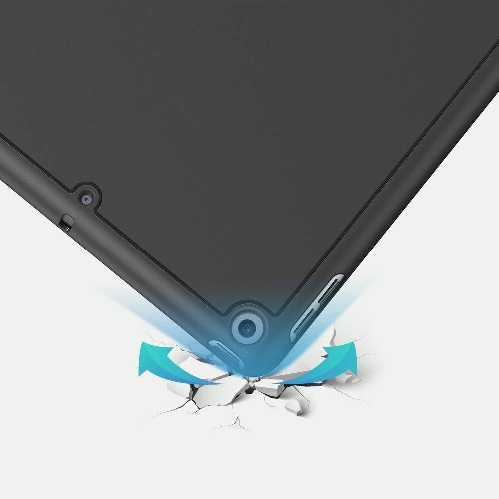 Dux Ducis Tablet-Hülle Buch Tasche Hartschale mit Smart Sleep Standfunktion kompatibel mit iPad 10.2