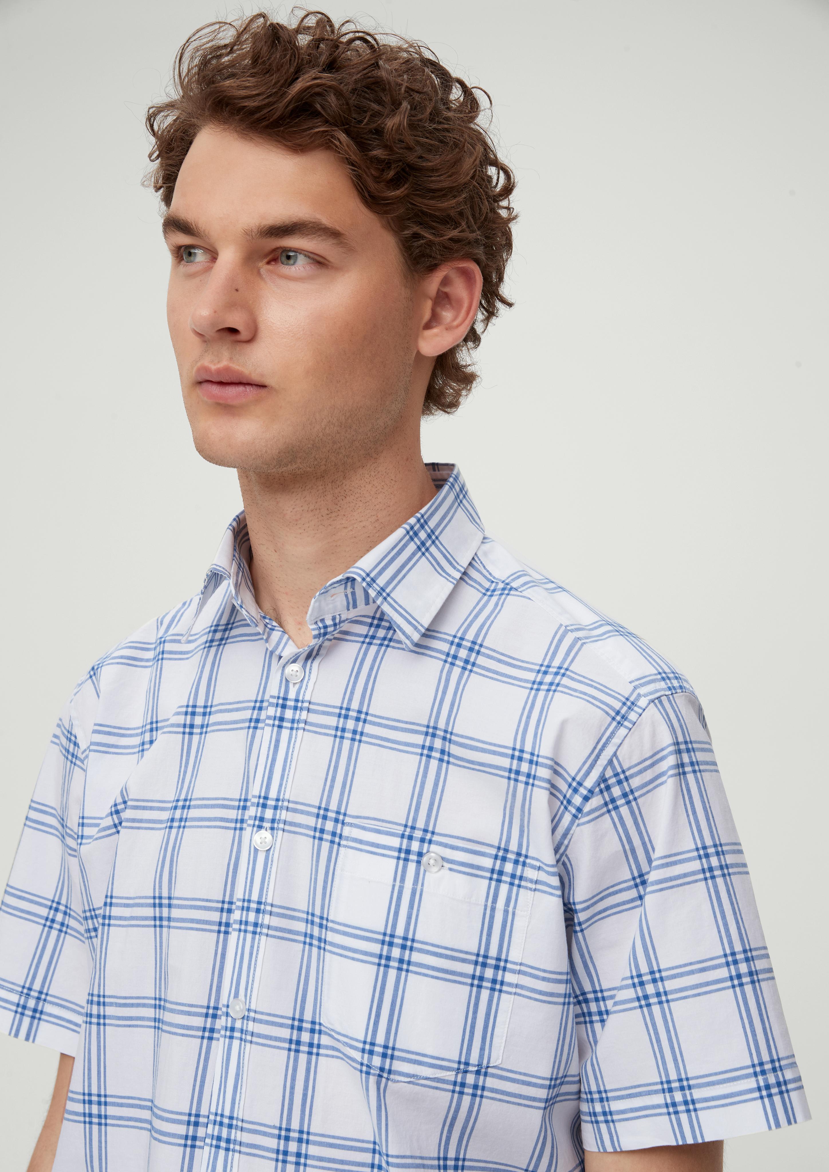 Regular: Kariertes Hemd aus Baumwollstretch  2130999-54N1