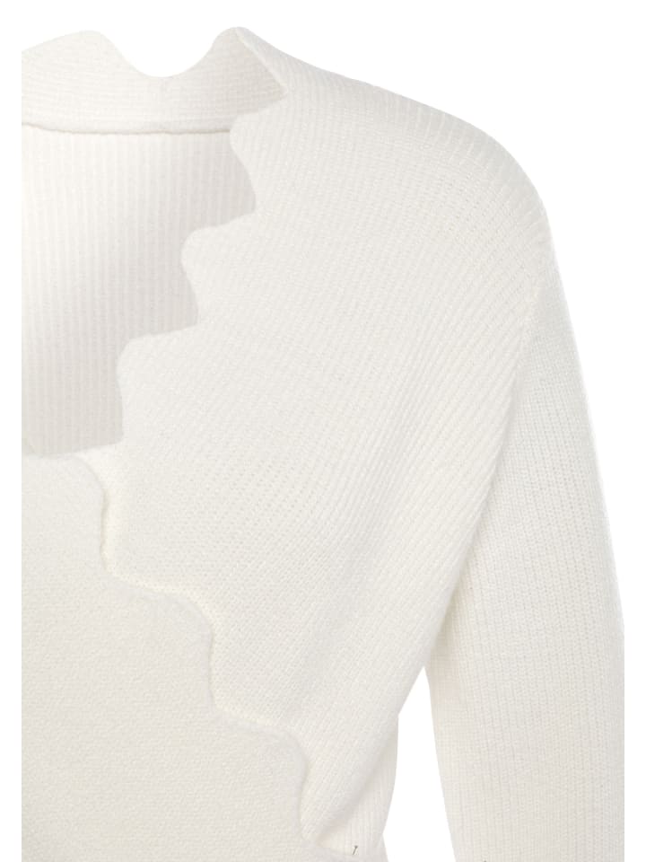 LASCANA Strickpullover in weiß günstig kaufen