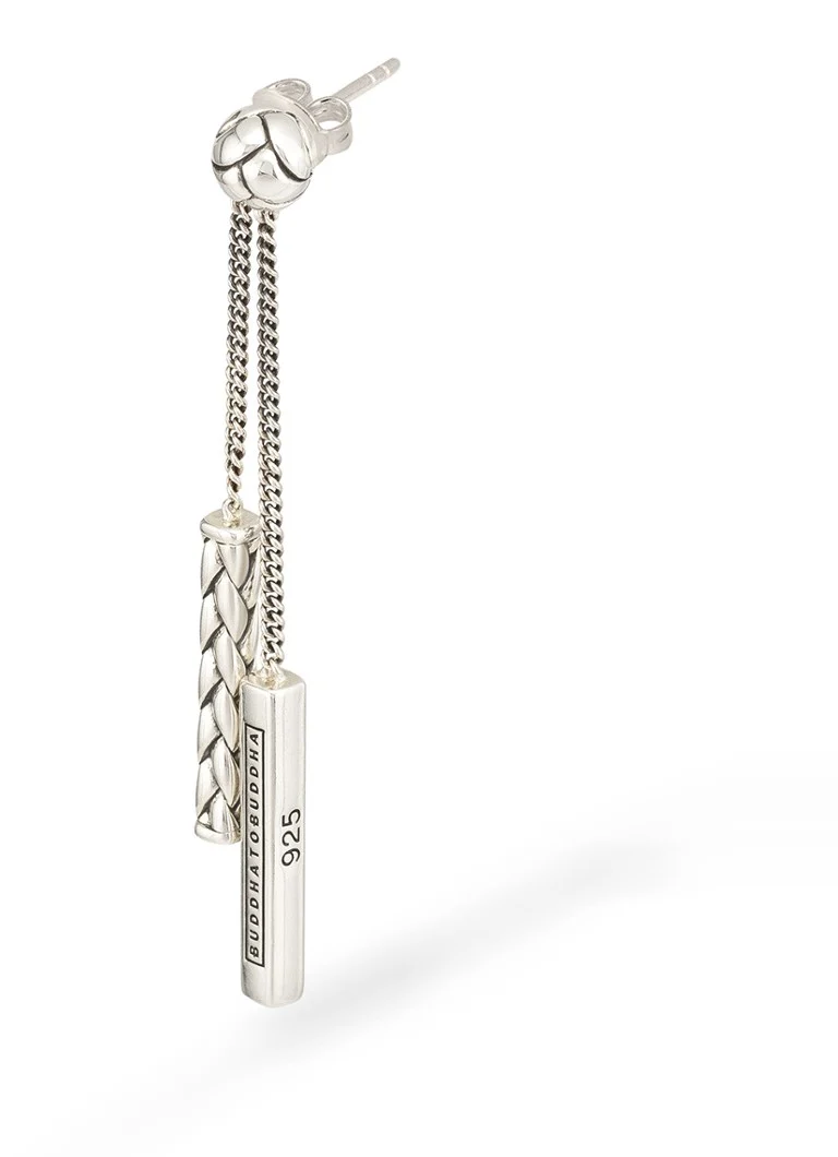 Buddha to Buddha George single silver stud earring