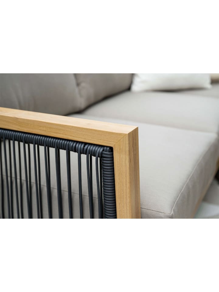 GMD Living Gartenmöbel Sitzgruppe DECALA mit Sitzbank, Dining Lounge in Teakholz Optik günstig kaufen onesize
