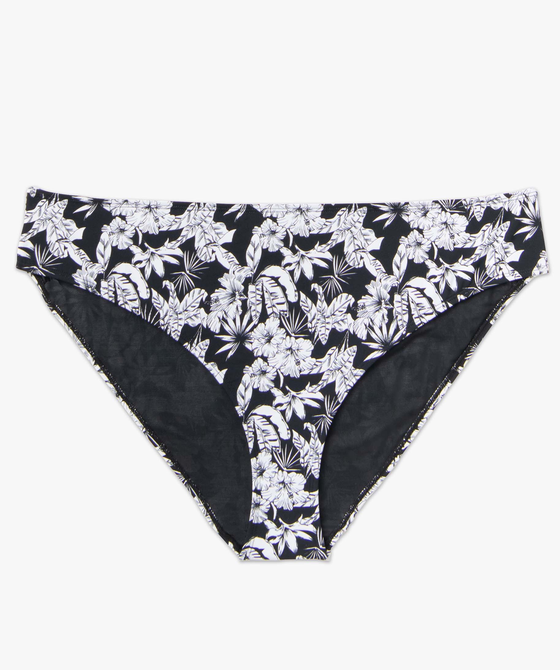 Bas de maillot de bain femme grande taille coupe classique imprime | GEMO
