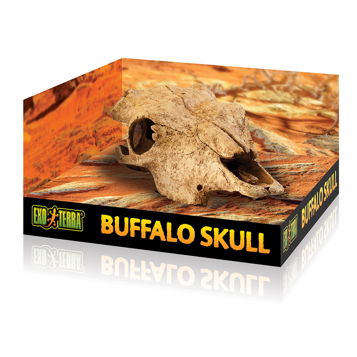 Exo Terra Buffalo Skull Terrarium Dekoration