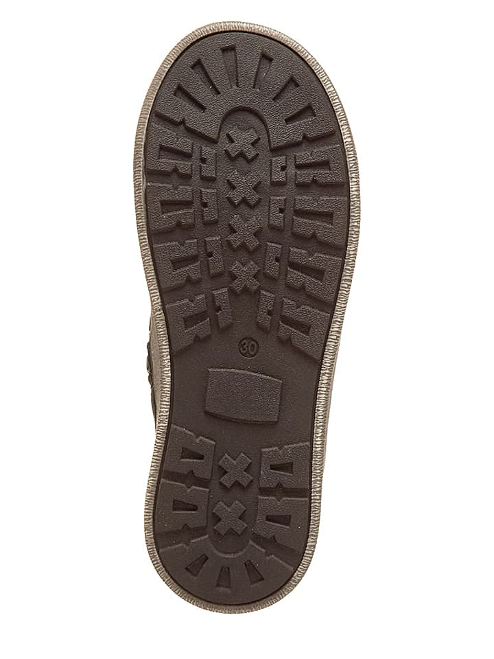 Pio Leder-Stiefeletten in Schwarz günstig kaufen 30