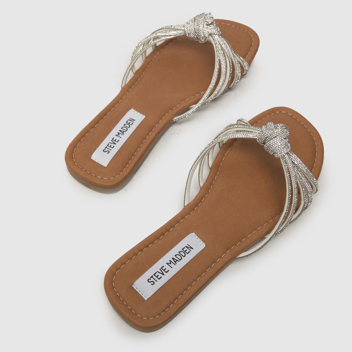 Sandály Steve Madden Scenic ve stříbrné barvě