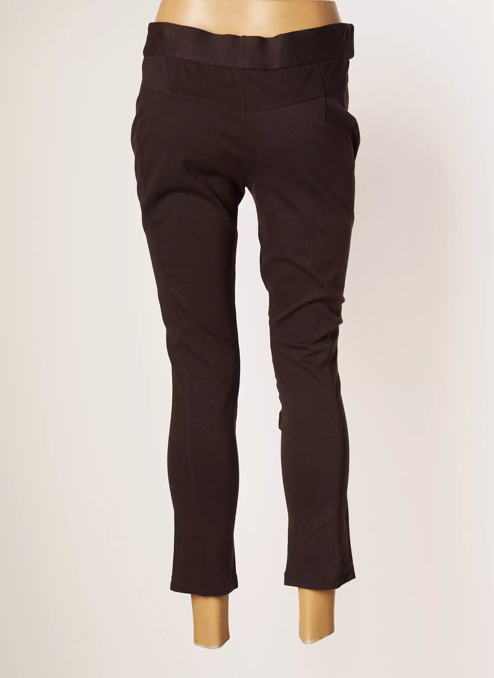 Jumfil Pantalon7 8 Femme couleur marron