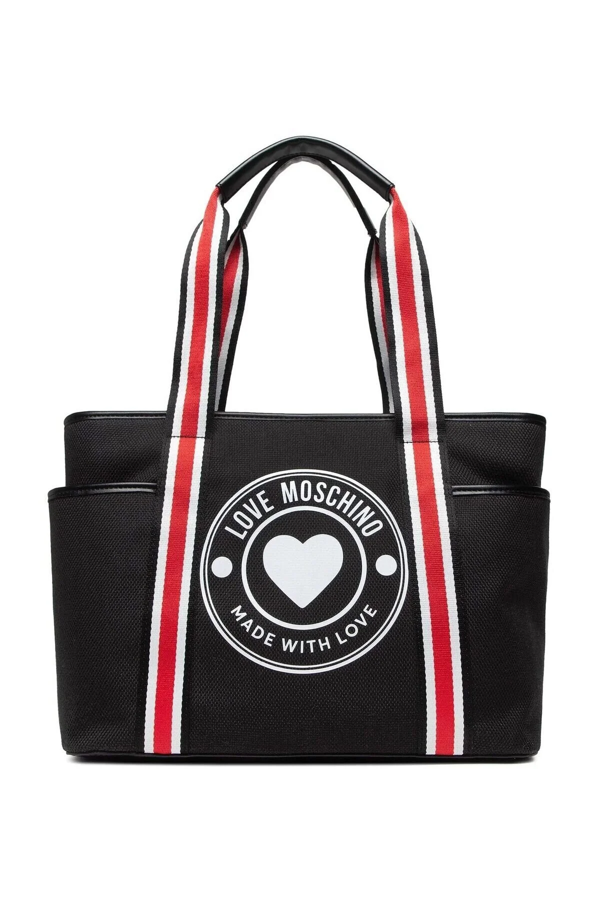 Love Moschino  Textile Kunstleder Schwarze Damen Umhängetasche Jc4017pp1e