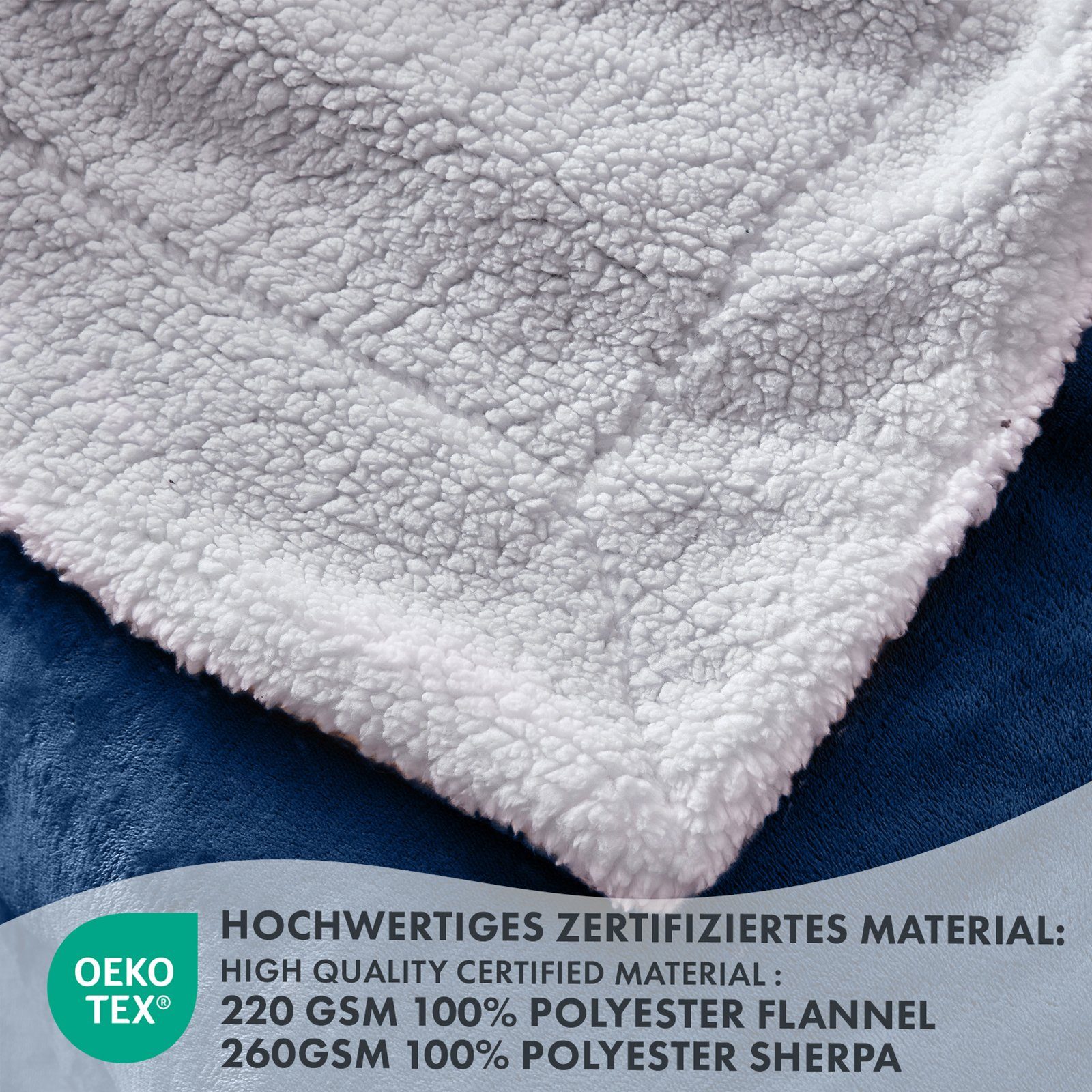 Wohndecke Glory, flauschige Wohndecke, verschiedene Größen und Farben, Karat