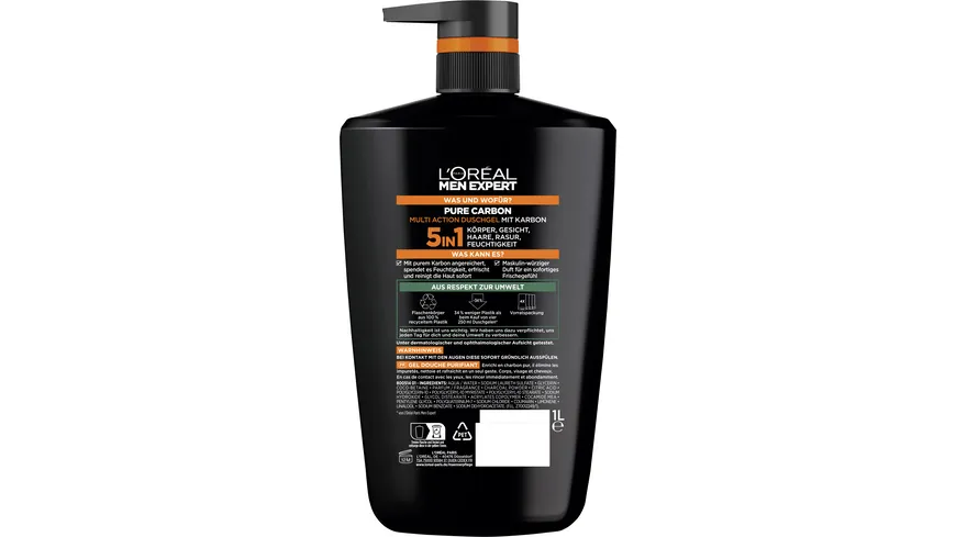 L'Oréal Men Expert Pure Carbon Duschgel XXXL 1 l
