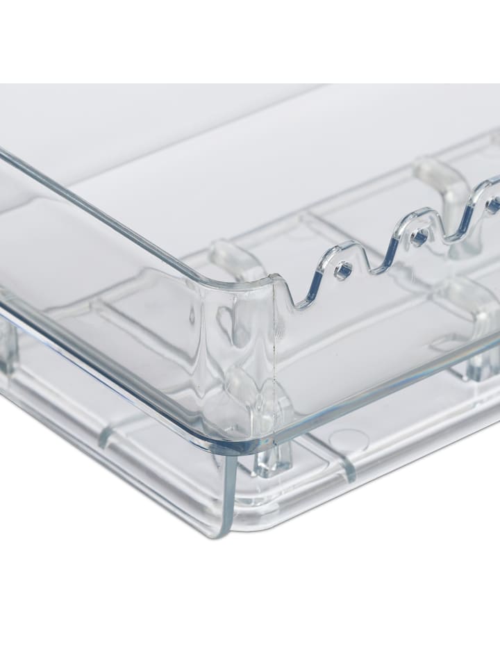 relaxdays Schmuckhalter in Transparent - (B)30 x (H)12 x (T)8 cm günstig kaufen onesize