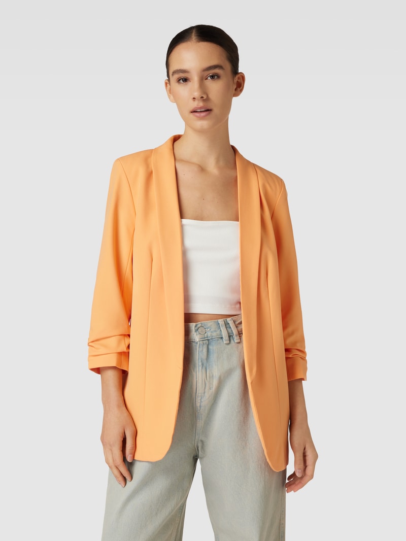 Blazer in unifarbenem Design Modell 'BOSELLA' in orange