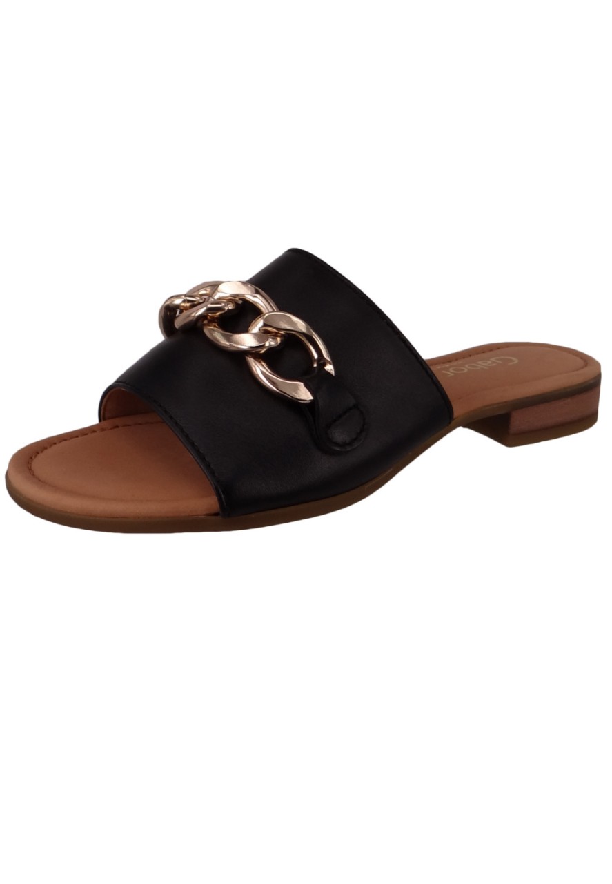 GABOR Komfort Sandalen schwarz
