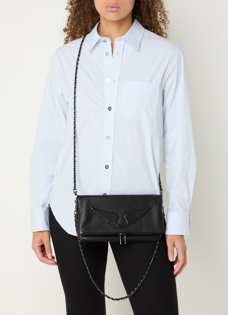 Geantă Zadig&Voltaire Rock cu curea de umăr detașabilă.