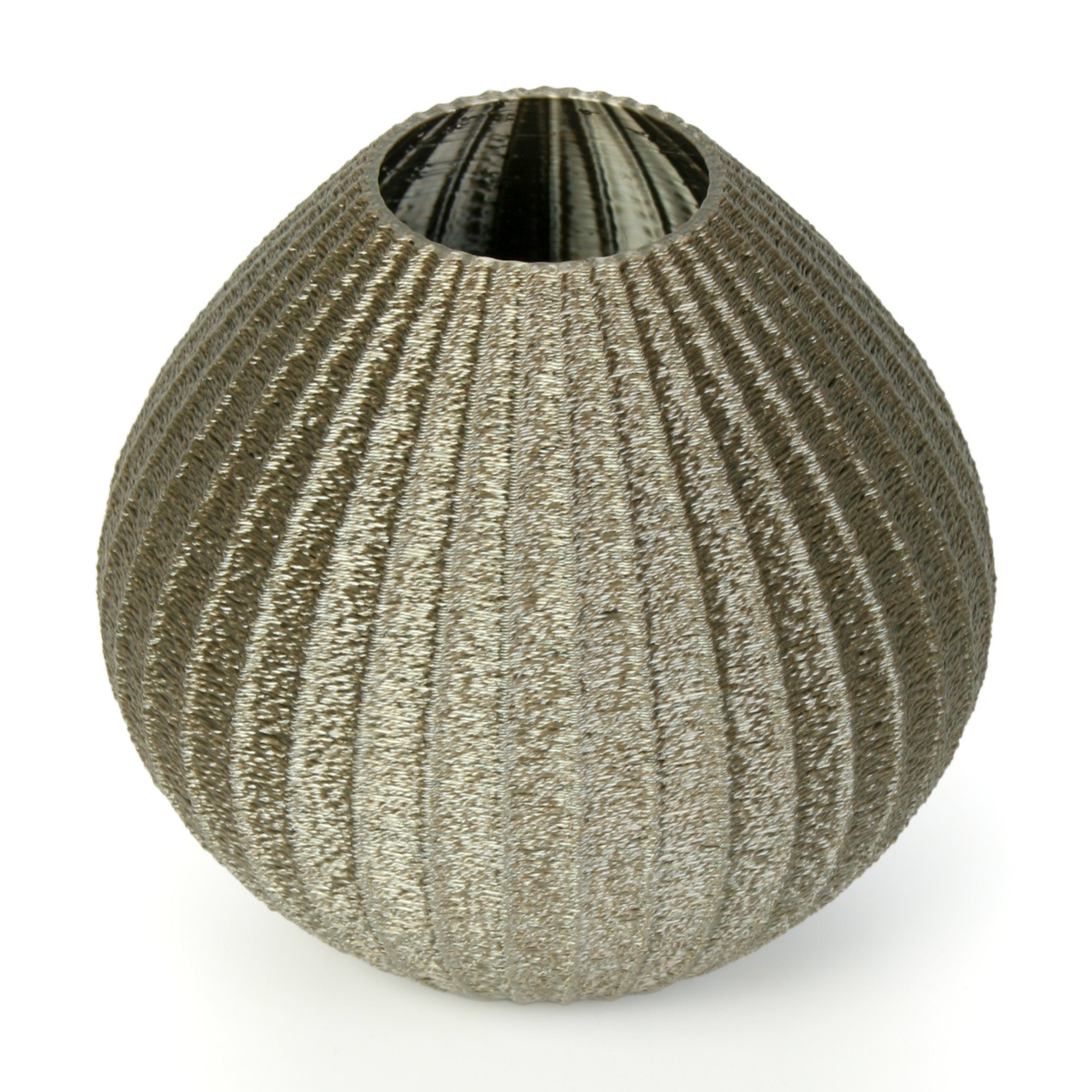 Kreative Feder Dekovase Designer Vase – Dekorative Blumenvase aus Bio-Kunststoff, aus nachwachsenden Rohstoffen; wasserdicht & bruchsicher
