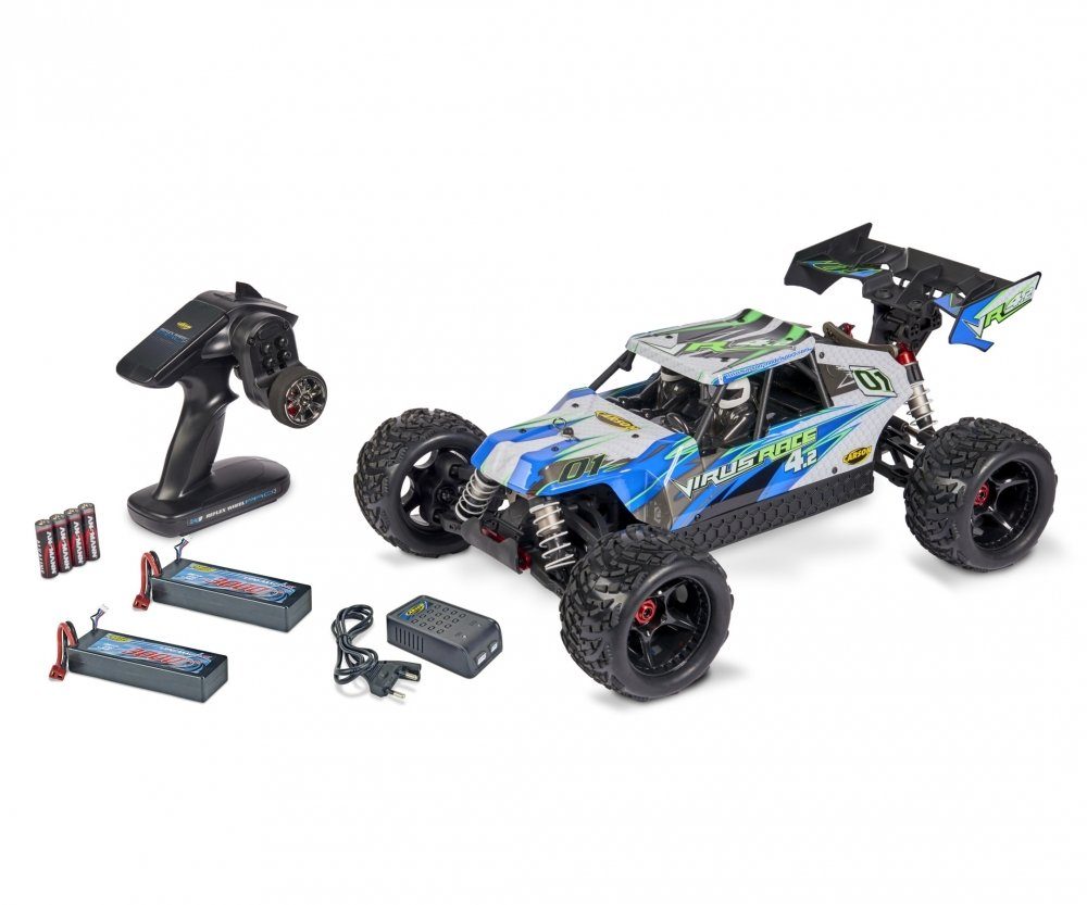 CARSON RC-Buggy Carson 1:8 Elektro Buggy Virus Race 4.2 4S Brushless 100% RTR