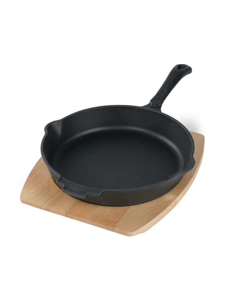Stoneline Gusseisenpfanne | Emaille Bratpfanne in Schwarz | 28cm günstig kaufen 28 cm
