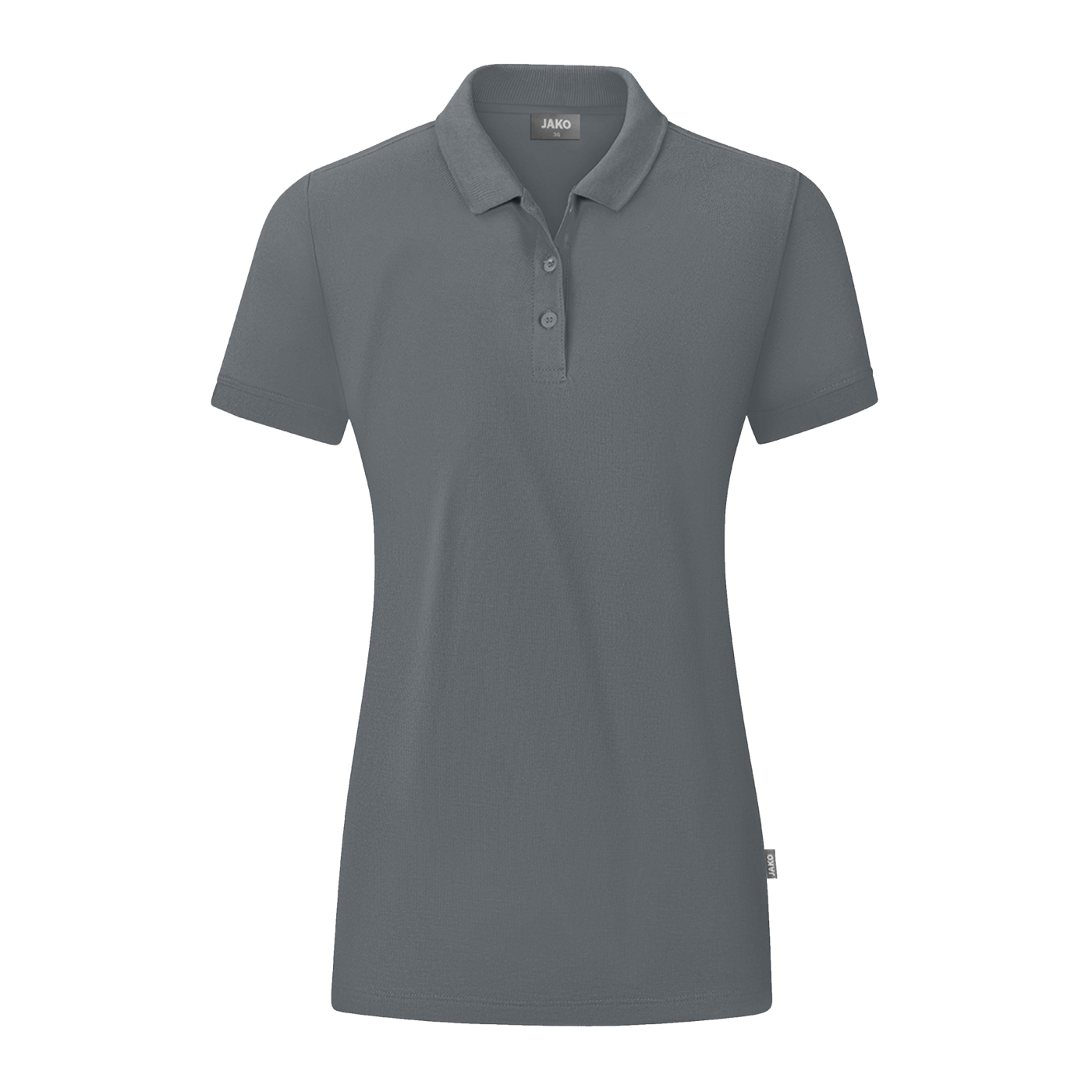 JAKO Organic Polo Shirt Damen Grau F840