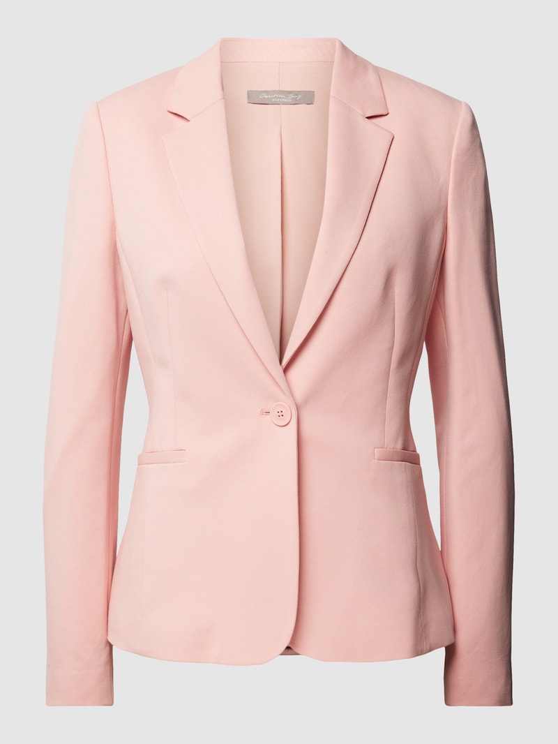 Blazer mit Reverskragen in rosé