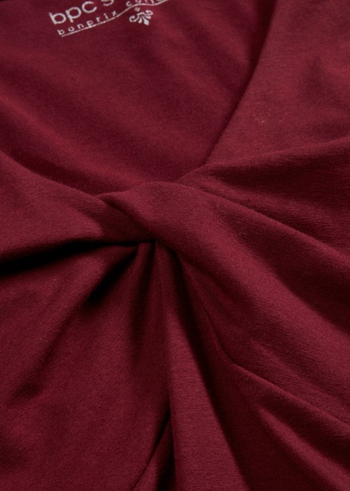 Langarmshirt mit Knotendetail