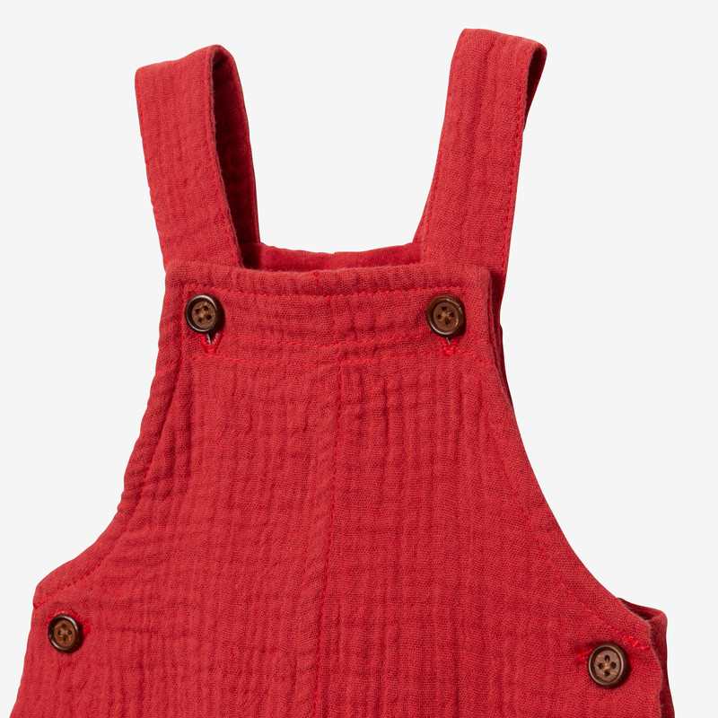 Salopette bébé garçon tomette lange rouge Catimini