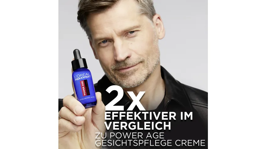 L'Oréal Men Expert Geschenkset Power Age Revitalisierende 24H Gesichtspflege & Serum
