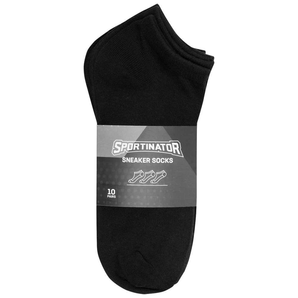 SPORTINATOR Sneakersocken 10 Paar schwarz