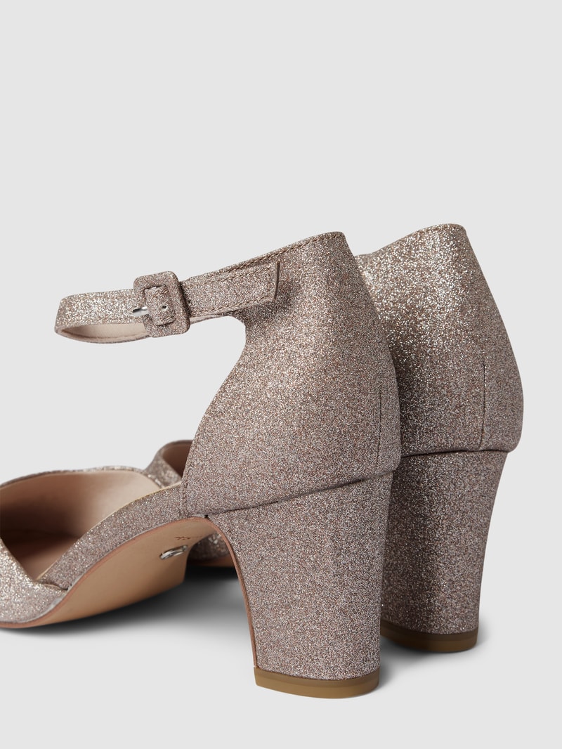 Pumps mit Dornschließe in rosé