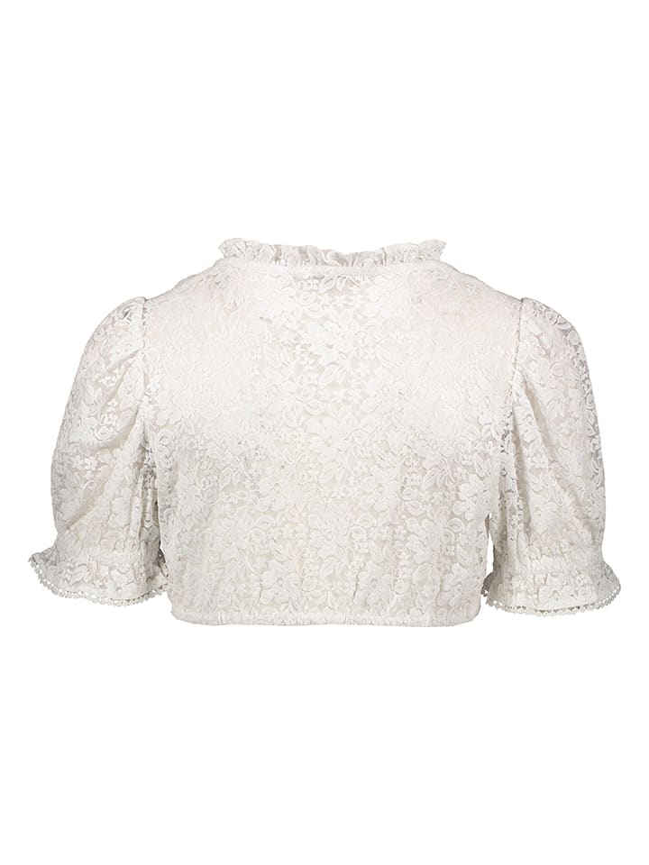 Almsach Dirndlbluse in Weiß günstig kaufen