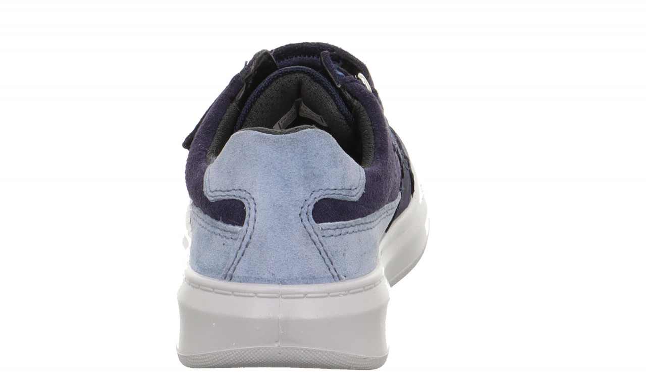 COSMO - Blau Sneaker low mit Klettverschluss