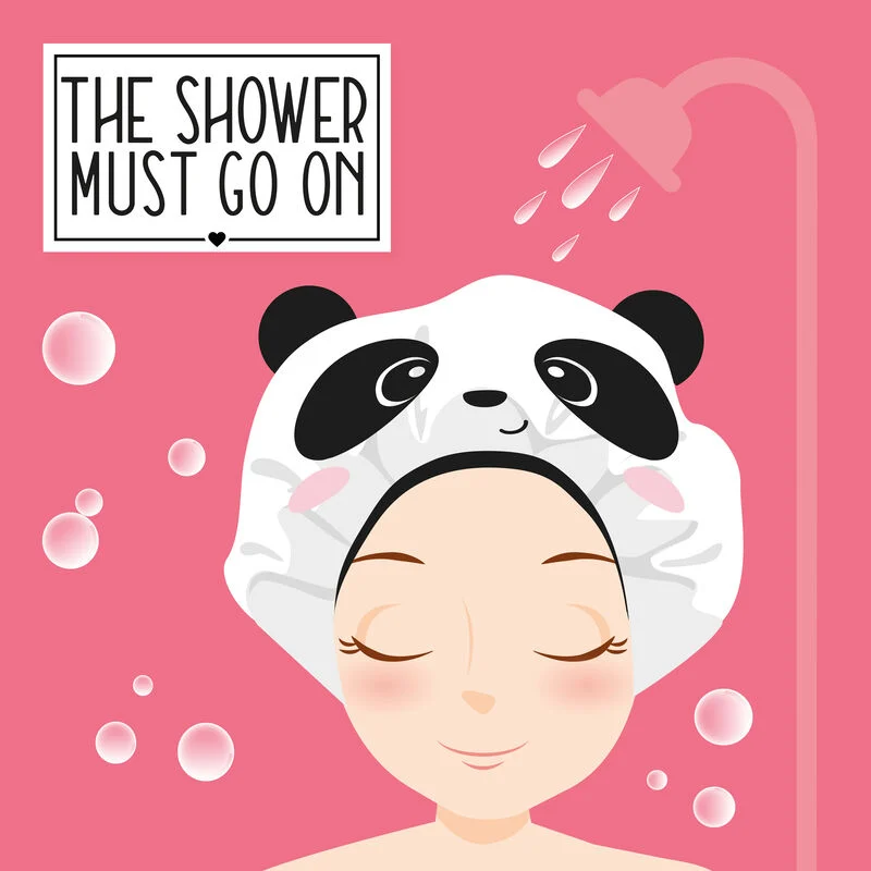 Gorro de ducha: ¡La ducha debe continuar!