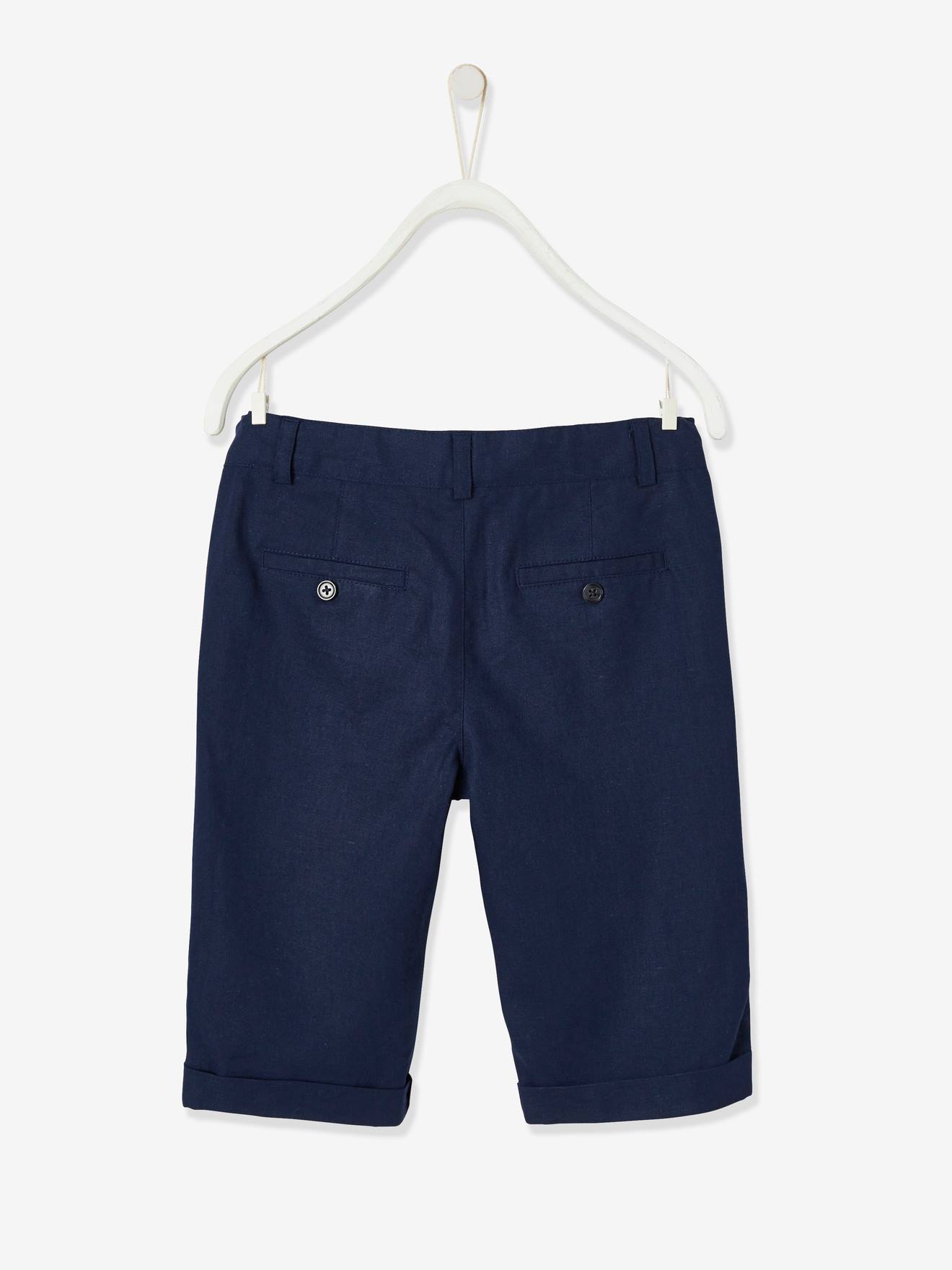Vertbaudet Festliche Jungen Shorts - salbeigrün