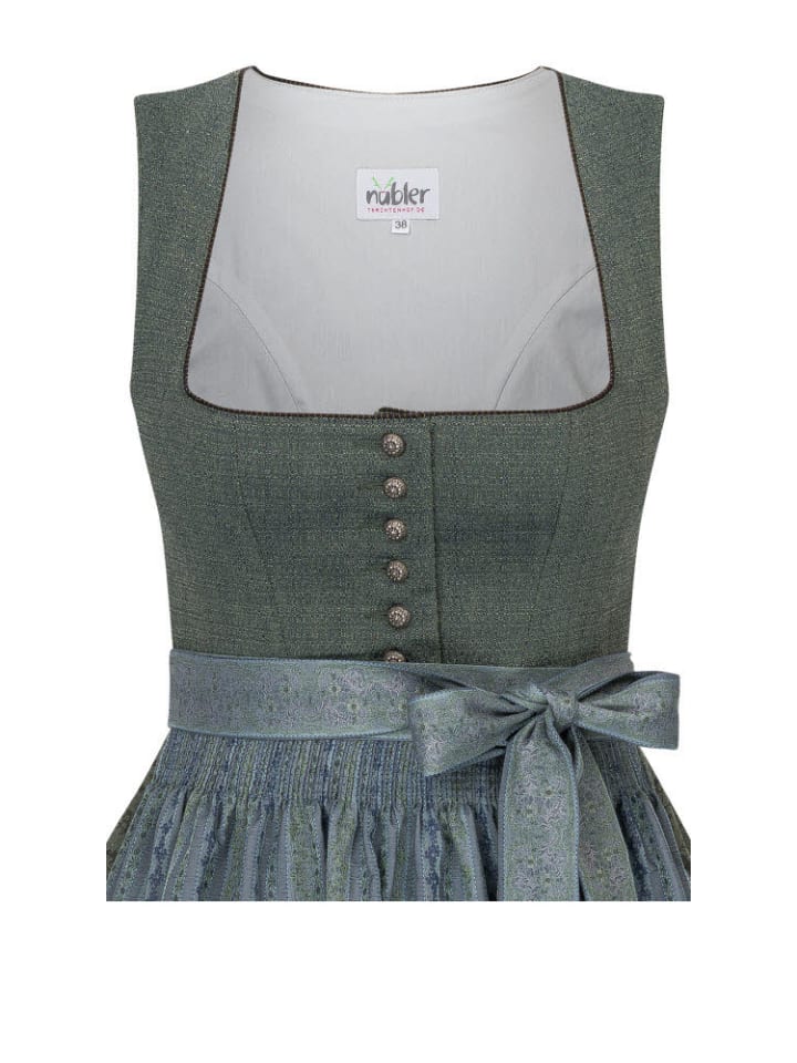 Nübler Dirndl lang Wilma in Salbei günstig kaufen 52