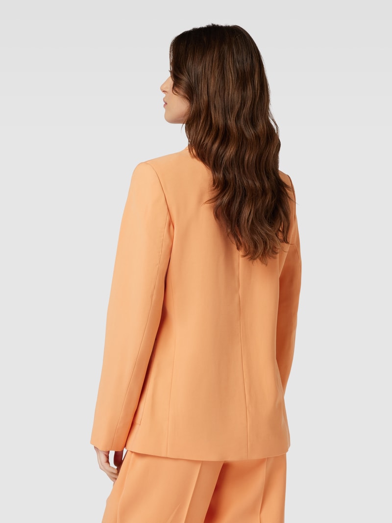 Blazer mit offener Vorderseite in apricot