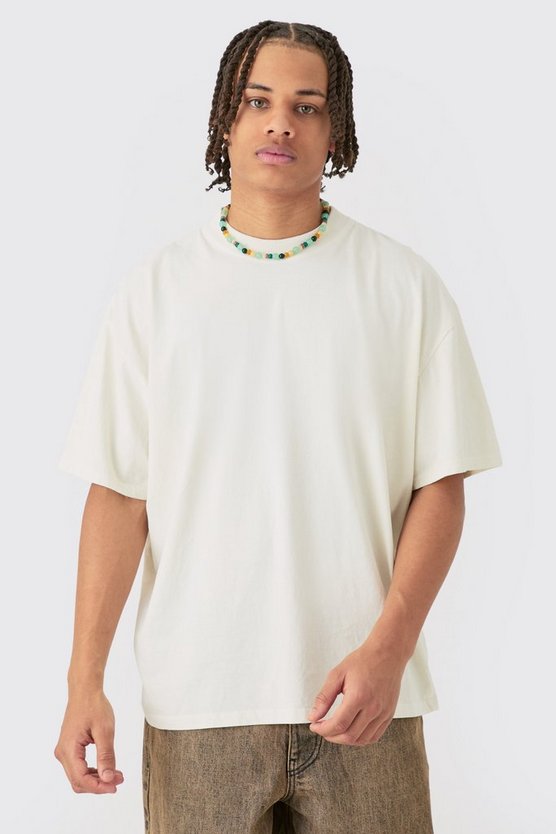 Oversize T-Shirt mit Brooklyn-Print