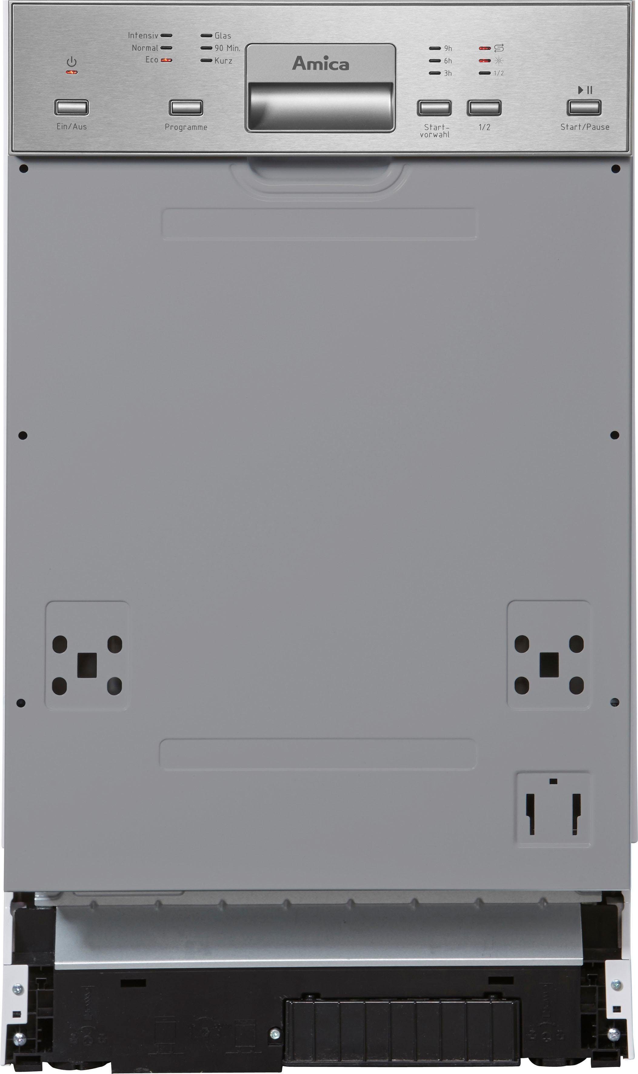 Amica teilintegrierbarer Geschirrspüler, EGSP 14895-1 E, 10 Maßgedecke, Energiesparfunktion ECO