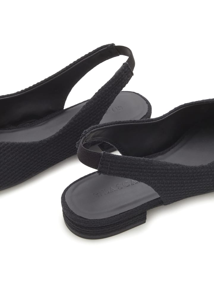 LASCANA Ballerina in schwarz günstig kaufen