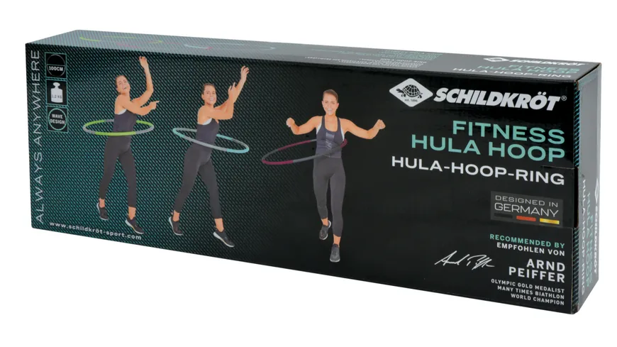 Schildkröt-Fitness - Fitness-Hoop, 100cm Durchmesser, Fuchsia-Anthrazit