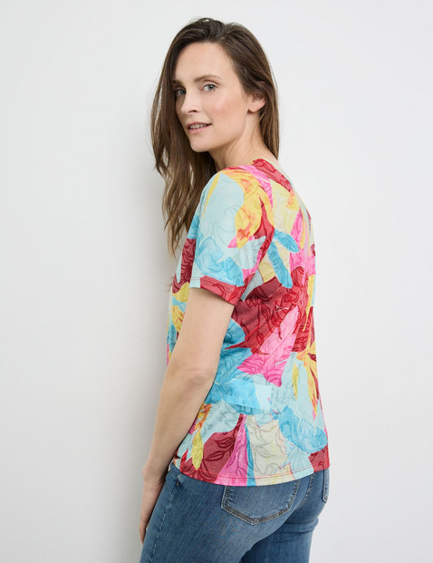 T-Shirt mit Knotendetail