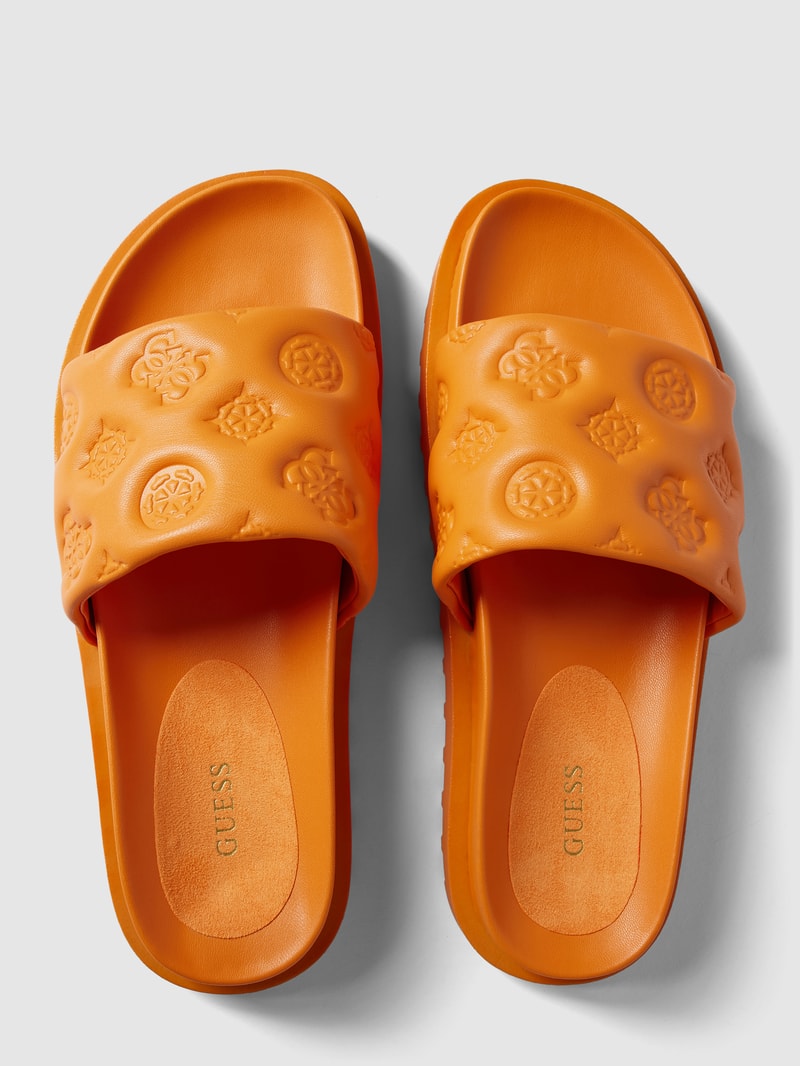 Slides mit Label-Details Modell 'FABETZA' in orange