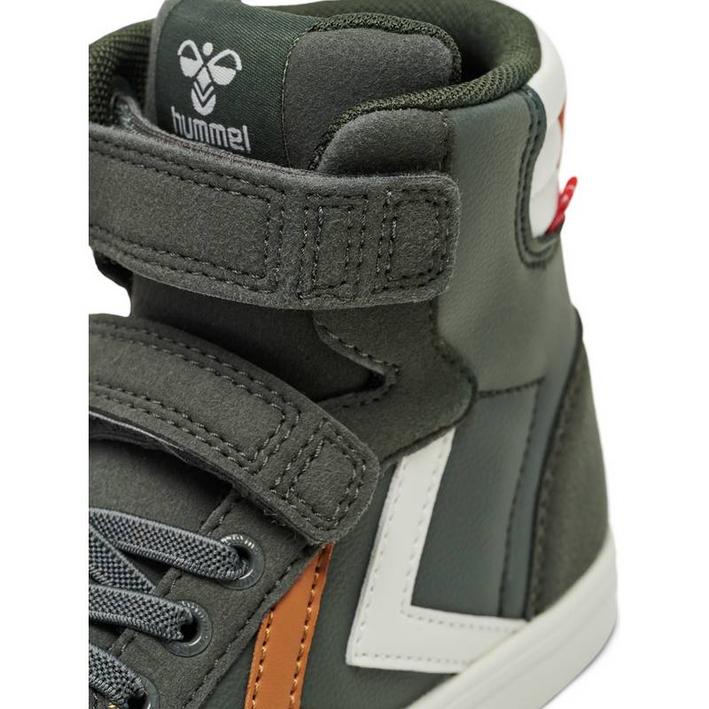 hummel SLIMMER STADIL LEATHER HIGH JR Sneaker Kinder